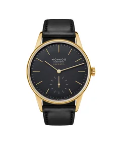 Nomos Glashütte Orion gold neomatik new black Reference 350