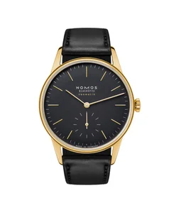 Nomos Glashütte Orion gold neomatik new black Reference 350
