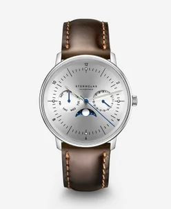 Sternglas Naos Moonphase moon silver