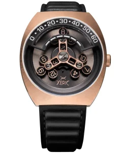 Xeric Scrambler Automatic Wandering Hour Rose Gold Gunmetal