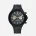 Chronograph [CUT 7] steel watch in black DLC