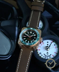 Aquatico Super Charger Bronze Green Dial (NH35)