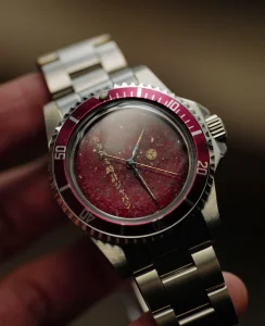 Katabami Watch Japan The Diver "Garnet"