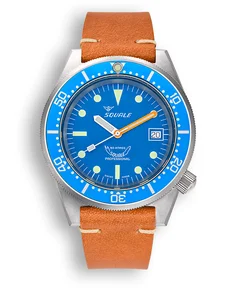 Squale 1521 Blue Blasted Leather