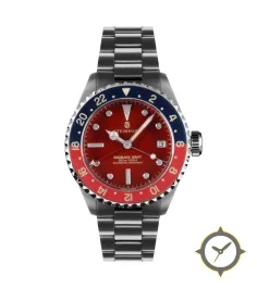 Ocean 39 vintage GMT premium red ceramic