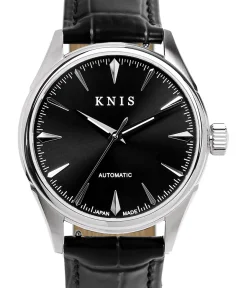 KNIS Kyoto Automatic Sunray Dial Black Leather KN001-BKBKLE