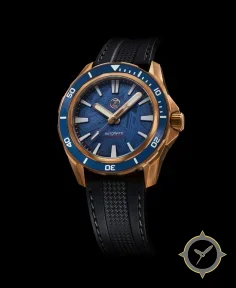 Zelos Swordfish Bronze 300m Diver Seiko NH35 Blue Meteorite