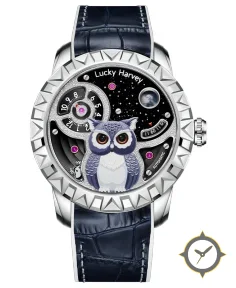 Lucky Harvey Fun Series Silver Owl
