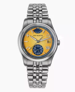San Martin SN0144-DG Light Golden Color Dial