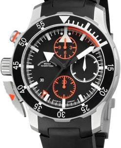 Mühle Glashütte S.A.R. Flieger-Chronograph with rubber strap