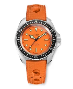 HGP Dive Watches Diver 200M Mecaquartz Diving Watch Orange