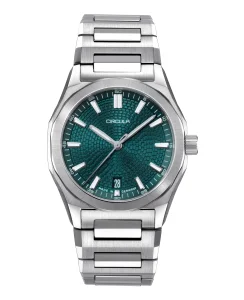 Circula Watches Facet 38 Petrol Steel Strap with Extension Folding Clasp