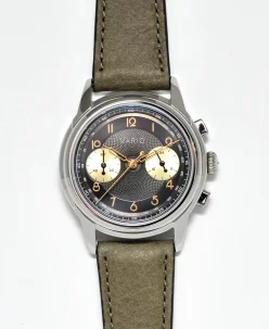 Vario Empire Gunmetal Tuxedo Tachymètre MecaQuartz Chronograph Watch