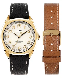 Kuoe ROYAL SMITH 90-008 Gold Case with Gold Indices