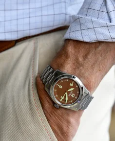 Cincinnati Watch Company P-40 A-11 Pilot Mocha Mousse Automatic