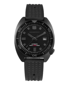 San Martin SN0068G-DH San Martin Logo Black Rubber Strap