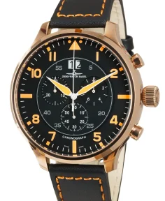 Zeno-Watch Basel Super Oversized Chrono Big Date Navigator black