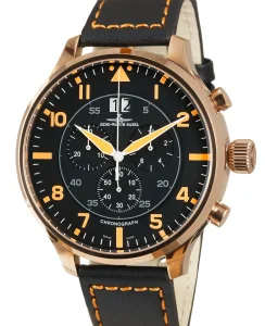 Zeno-Watch Basel Super Oversized Chrono Big Date Navigator black
