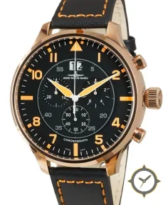 Super Oversized Chrono Big Date Navigator black