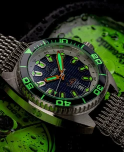 Ocean Crawler Core Diver Solid 925 Silver Case