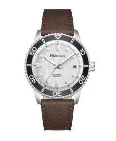 Heritor Watches Heritor Automatic Marshall Leather-Band Watch Brown