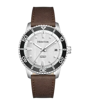 Heritor Watches Heritor Automatic Marshall Leather-Band Watch Brown