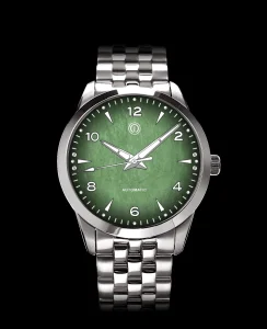 MMI Watches AWAGAMI FACTORY X MMI WATCHES: "FUMES L GREEN WASHI DIAL" MODEL NLF-21