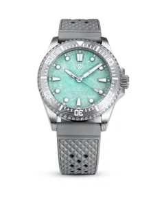Wicked Watch Co. Damascus Diver Amazonite