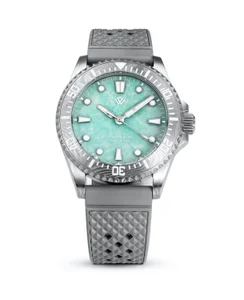 Wicked Watch Co. Damascus Diver Amazonite