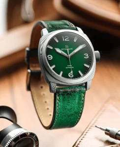 McQuaide C1 Evergreen × WatchGecko Strap