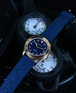 Aquatico Bronze Raider Blue Dial