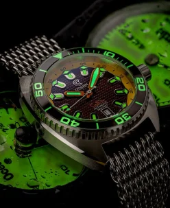 Ocean Crawler Core Diver Solid 925 Silver Case