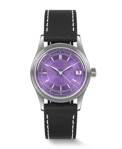 Boderry HOU 80-Hour Power Reserve Vintage Automatic Watch Purple