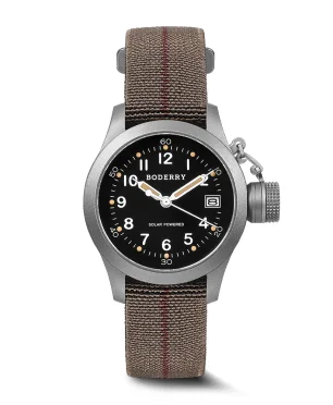 Boderry FALCON Canteen Titanium Solar-Powered Watch Field