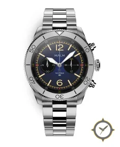 ACE Pilot Black Chronograph 44