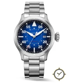Horizon Hawk Gradient Blue dial Automatic Pilot Watch