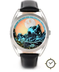 Silver Moon Over Cuillin Skye