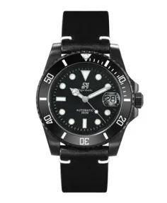 San Martin SN017-G-DLC Black Leather
