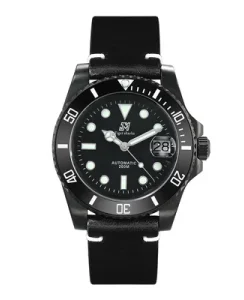 San Martin SN017-G-DLC Black Leather