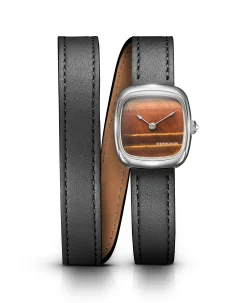 Dennison Mini Tiger Eye In Steel Black Double