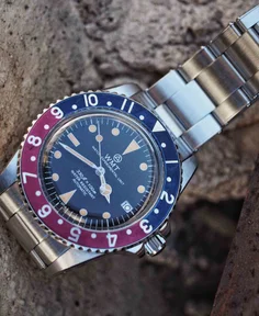 WMT Watches Sanford – "Pumpkin" Fuchsia Bezel Aged Edition