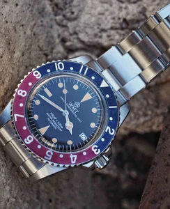 WMT Watches Sanford – "Pumpkin" Fuchsia Bezel Aged Edition