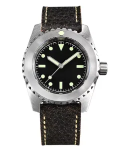 San Martin SN029-G-2 Leather Strap Without Logo Miyota 8215