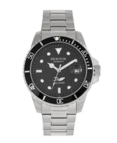 Heritor Watches Heritor Automatic Lucius Men's Watch w/Date Bracelet Silver/Black