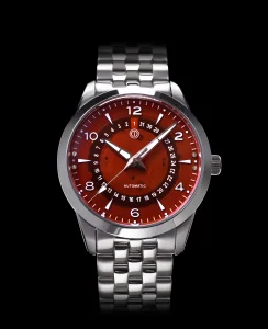 MMI Watches NOR-LIGHT: "ORANGE DATE SAPPHIRE DIAL" MODEL NL-06