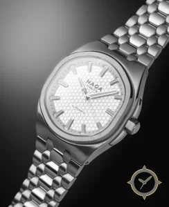 Naga Time Co. NAGA Spire 39 Silver White