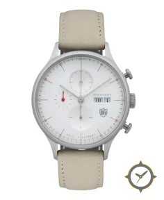 Dufa Watches VAN DER ROHE BARCELONA CHRONO Iced Out Beige