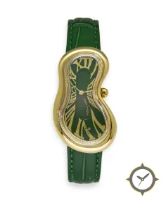 Classic Melting Stainless steel 316L Green PVD Yellow Gold