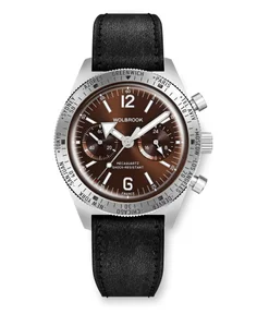 Wolbrook Skindiver WT Chrono-Mecaquartz Brown Chronograph