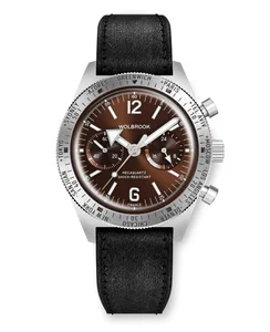 Wolbrook Skindiver WT Chrono-Mecaquartz Brown Chronograph